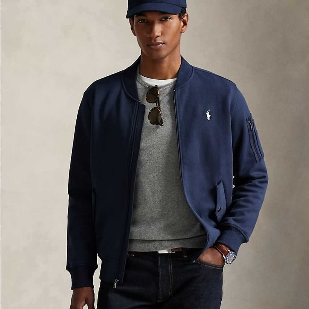 Polo Ralph Lauren Double-Knit Flight Jacket